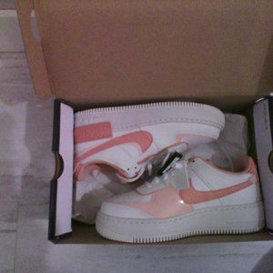 Custom Platform Nike Air Force Brand New Womens Peach 7.5 *New with tags*
